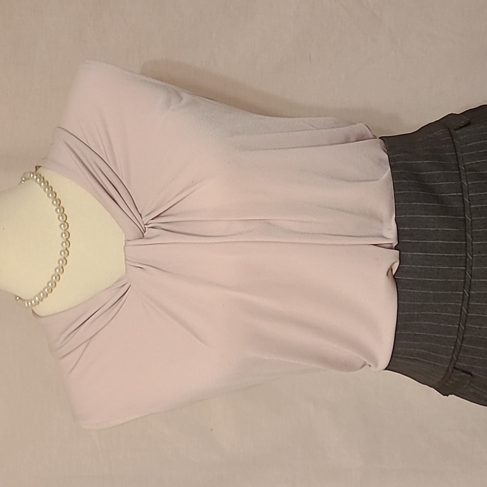 Calvin Klein Pink Knot-front Sleeveless Top
